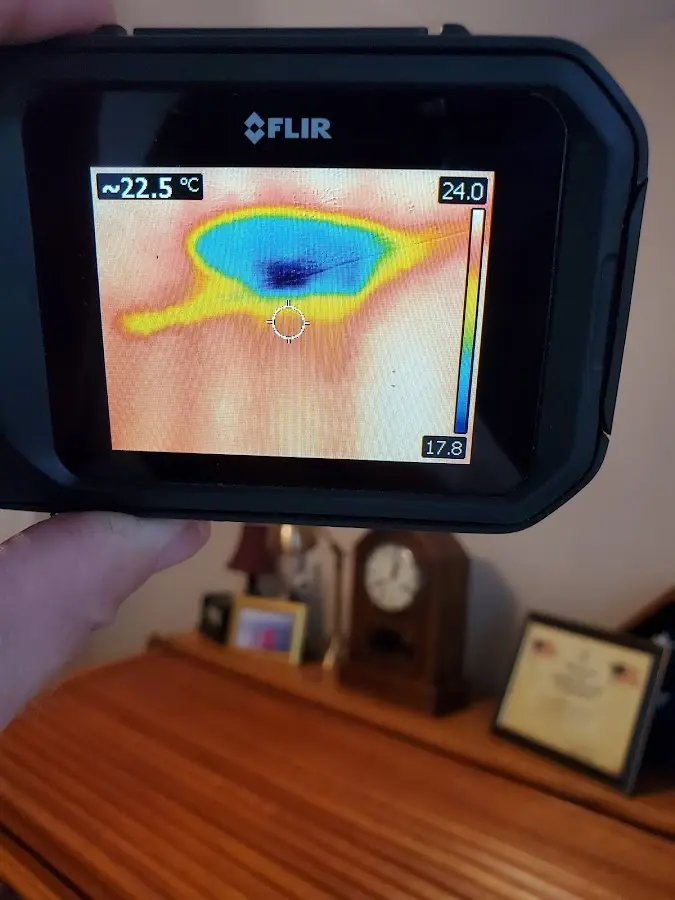 Thermal imaging inspection for water damage in Lugoff