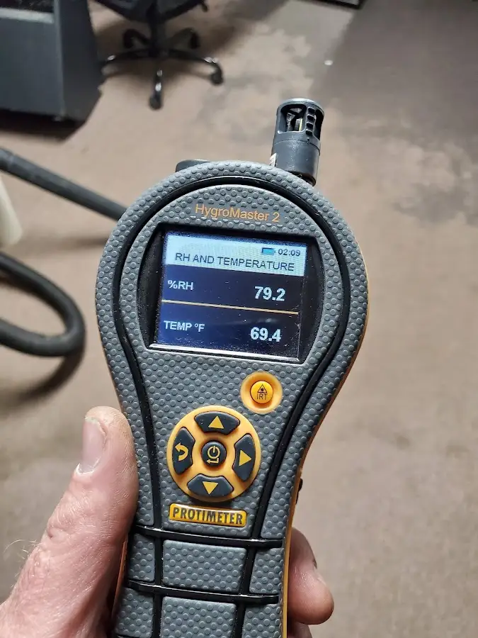 Moisture meter humidity assessment for Fire & Smoke Damage Restoration in Lugoff